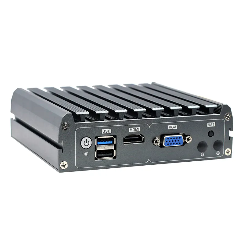 Piesia Mini Desktop Pc J1900 Intel Atom Baytrail Soft Router Pc DDR3 8gb 4 Lan Fanless Barebone PC Mini Nano ITX Host