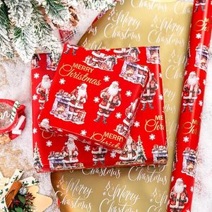 Christmas <b>Wrapping</b> <b>Paper</b> Holiday <b>wrapping</b> <b>paper</b> Red and gold double-sided <b>wrapping</b> <b>paper</b> Classic red Christmas <b>wrapping</b> <b>paper</b> - Product Image 1