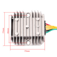 Accessoires pour moto et scooter 12V pour GY6 150CC 200, régulateur redresseur