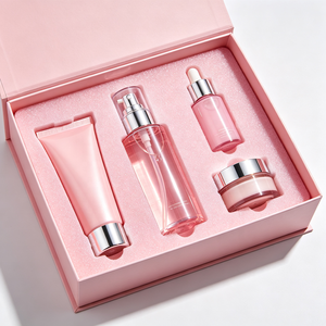 Boîte cadeau cosmétique personnalisée avec insert en mousse EVA, doublure colorée, plateau sculpté, coussin antistatique pour maquillage, coussin en peluche durable - Product Image 2