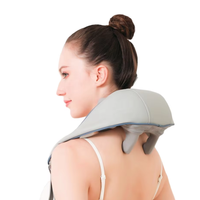 2026 Elektrisches Schulter-Nacken-Massagegerät Wärmetherapie Echtes Berührungsgefühl 3D-Knetbewegung Vibration 2 Modi Zeitsteuerung 1200mAh USB