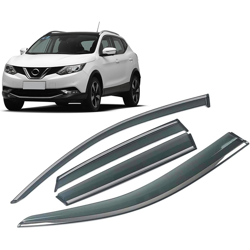 Car Window Deflector Decoration Accessories OEM for 2008 2023 Nissan Qashqai Rain Shield Sun Visor Decoration