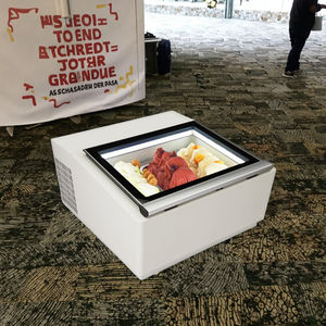 Congelador <span class=keywords><strong>de</strong></span> exhibición <span class=keywords><strong>de</strong></span> helados <span class=keywords><strong>de</strong></span> escritorio con estantes ajustables-Congelador comercial que ahorra espacio <span class=keywords><strong>para</strong></span> pequeñas empresas - Product Image 5