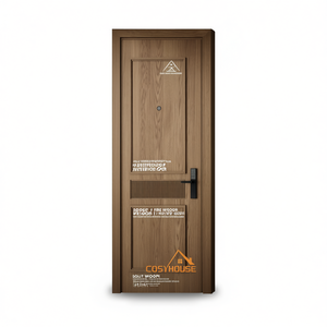 Puerta Interior de Madera Maciza de Alta Gama Cosyhouse, Resistente al Fuego e Impermeable, para Uso en Hospitales, Almacenes y Escuelas, Estilo Moderno, Fabricante OEM - Product Image 1