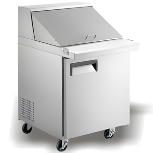 Mesa Refrigerada Comercial de Acero Inoxidable para Preparación de Ensaladas, Sándwiches y Pizzas - Product Image 1