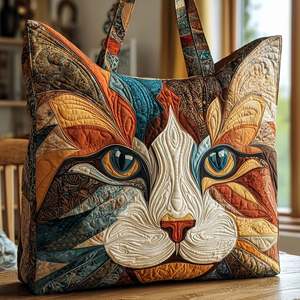 Bolso Tote de Hombro Unisex con Estampado Floral de Elefante y Bordado 3D, Cierre Deslizante, Acolchado, Dos Correas - Product Image 5