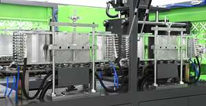 Second Hand Flaschen herstellungs maschine Halbautomat ische Haustier blas maschine Pet Plastik flaschen herstellungs maschine Globaler Lieferant - Product Image 4