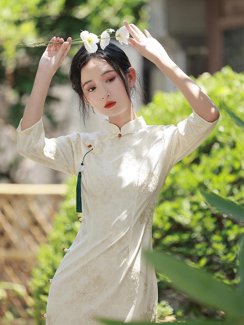 china party dresses Asian Style Dress China Cheongsam Dress Elegant Party Dress
