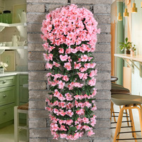 Vigne artificielle gaufrée modèle CC20 pour décoration murale intérieure, fausses fleurs pour plafonds et suspensions murales de salon