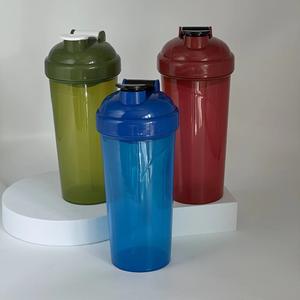 Copo misturador de shaker de proteína de plástico para academia de treino com logotipo personalizado 500ml 700ml - Product Image 5