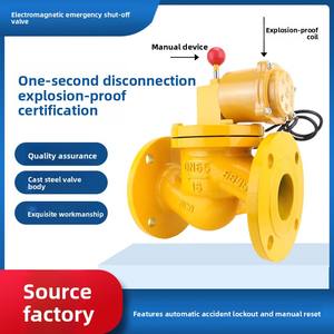 Vanne de sécurité d'arrêt d'urgence pour gaz naturel, gaz liquéfié, gaz de pétrole avec solénoïde - Product Image 3