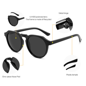 Lunettes de soleil pour femmes et hommes, nouvelle mode transfrontalière, légères, UV400, monture intégrale, style <span class=keywords><strong>chat</strong></span>, cadre noir, logo personnalisé - Product Image 4
