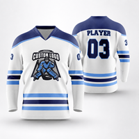 Eishockey-Trainingstrikot mit Sublimations- und Stickerei-Optionen für Jugend- und Erwachsenen-Eishockeyteams, Großhandel und Teambestellungen
