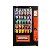 Mesin Penjual Otomatis Snack dan Minuman Layar Sentuh 10-inci Harga Grosir Pabrik Cina, Manajemen Berbasis Cloud SDK