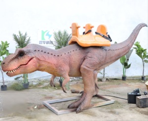 Dinosaurio Raptor de 4 Metros para Montar, Equipo Realista para Centros Comerciales y Parques de Aventuras, Juguete de Plástico para Interiores/Exteriores - Product Image 5