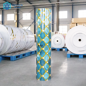 Rollos de Papel Tapiz <span class=keywords><strong>Autoadhesivos</strong></span>, Pegatinas de <span class=keywords><strong>Pared</strong></span> de Azulejos de Cerámica Gruesos con Diseño de Mármol <span class=keywords><strong>para</strong></span> Mascotas, <span class=keywords><strong>para</strong></span> Decoración de Paredes - Product Image 2