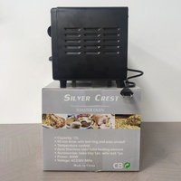 Four électrique compact 13L entièrement automatique multifonctionnel pour la maison, avec fonction grille-pain numérique et plaque de cuisson pour la cuisson des toasts et la réchauffement des aliments