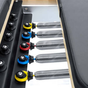 Reformer de Pilates Cadillac Profesional de Madera de Haya con Trapecio Completo y Cuero de Microfibra para Rehabilitación Médica y Fisioterapia - Product Image 4