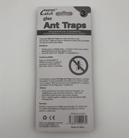 Pièges à fourmis collants pré-appâtés non toxiques Expert Catch Glue pour la lutte antiparasitaire intérieure à la maison et en cuisine