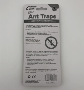 Pièges à fourmis collants pré-appâtés non toxiques Expert Catch Glue pour la lutte antiparasitaire intérieure à la maison et en cuisine - Product Image 4