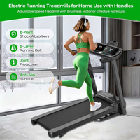 Harga Pabrik Treadmill Olahraga Kebugaran Komersial 2.0HP Treadmill Elektrik untuk Rumah