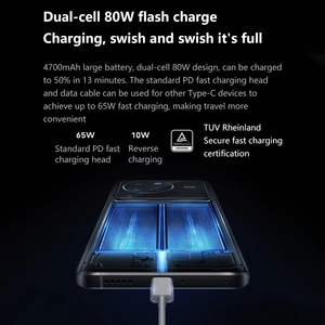 OEM <span class=keywords><strong>X80</strong></span> <span class=keywords><strong>Pro</strong></span> สมาร์ทโฟนสำหรับเล่นเกม5G แบตเตอรี่4000-4999mAh 120W ชาร์จเร็ว6.3 "AMOLED 144Hz Display Dual SIM HD resolution - Product Image 4