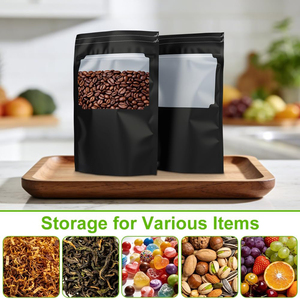 Sacs à fermeture éclair en PET imprimés sur mesure pour l'emballage de café, de bonbons et d'aliments - Tailles disponibles : 8 oz, 12 oz, 250 g, 500 g, 1 kg - Product Image 6