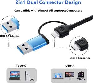 Hubs USB Multifunción con IA de Fábrica OEM para Teléfono, 5 en 1, Aleación de Aluminio, Tipo-C a USB 2.0 3.0, Estación de Acoplamiento OTG para <span class=keywords><strong>Laptop</strong></span> - Product Image 3