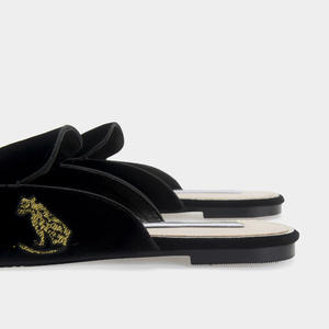 <span class=keywords><strong>Chaussures</strong></span> de pantoufles d'été à <span class=keywords><strong>la</strong></span> mode pour femme avec talon plat, motif d'art de salle de concert élégant - Product Image 4