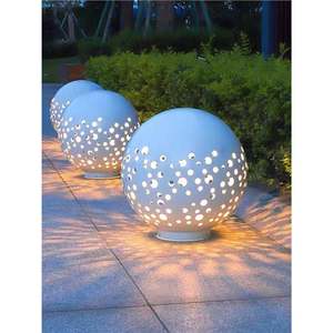 Lampe solaire décorative LED moderne IP65 <span class=keywords><strong>pour</strong></span> <span class=keywords><strong>extérieur</strong></span>, jardin, pelouse, éclairage paysager, étanche, type <span class=keywords><strong>globe</strong></span> - Product Image 3