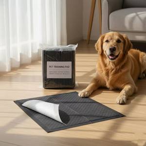 33x45 45x60 60x60 60x90 Einweg-Bambus-Stoffunterlagen für Hunde, Hochabsorbierend, Umweltfreundlich, Biologisch Abbaubare Trainingsunterlagen für Hunde - Product Image 1
