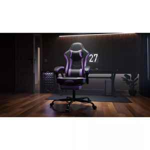 Chaise de jeu abordable très vendue, chaise PC personnalisée avec repose-pieds et accoudoirs articulés pour adolescents et joueurs - Product Image 5