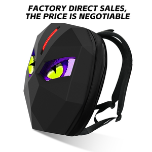 Mochila Infantil Unisex Inteligente con LED, Impermeable, con USB y Forro de Algodón - Diseño Moderno de Motociclista Nocturno - Product Image 4