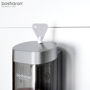 <span class=keywords><strong>Dispensador</strong></span> <span class=keywords><strong>de</strong></span> Jabón Manual <span class=keywords><strong>de</strong></span> Pared para Baño, 300 ml, para Champú y Acondicionador, <span class=keywords><strong>de</strong></span> Plástico ABS Plateado, para Hotel, Gel <span class=keywords><strong>de</strong></span> Ducha, Jabón para Lavandería - Product Image 3
