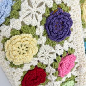 <span class=keywords><strong>Pull</strong></span> sans manches <span class=keywords><strong>en</strong></span> <span class=keywords><strong>laine</strong></span>/acrylique <span class=keywords><strong>fait</strong></span> <span class=keywords><strong>main</strong></span> avec fleurs 3D, col <span class=keywords><strong>en</strong></span> V, bouton unique, respirant, longueur standard, pour <span class=keywords><strong>femme</strong></span>, idéal été - Product Image 2