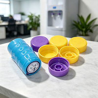 Tapa de Jarra de Agua a Prueba de Fugas de 5 Galones y 55 mm, Cierre de Plástico de Color Personalizado de 8 g, Tapa Desechable para Plantas Embotelladoras de Agua