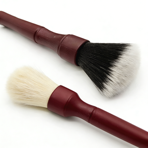 Brosse de nettoyage multifonction pour voiture CTCC037, poils de porc, sans rayures, 16,5 cm/24 cm, manche en plastique haute résistance, pour intérieur et roues - Product Image 6