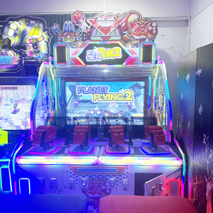 Máquina <span class=keywords><strong>de</strong></span> <span class=keywords><strong>Juegos</strong></span> Arcade <span class=keywords><strong>de</strong></span> Disparos <span class=keywords><strong>de</strong></span> Agua con Bolas, Aviones del Futuro para Niños, 4 Jugadores, Dispensador <span class=keywords><strong>de</strong></span> Tickets, Funciona con Monedas - Product Image 1