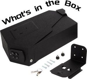 Gun Safe for Handgun, Mounted Gun Safe for Hand Gun <b>Lock</b> Key <b>Lock</b> Quick-Access Handgun Safe <b>Box</b> for Nightstand Wall Mount Silent - Product Image 5
