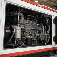 Groupe électrogène diesel étanche 20 kVA pour alimentation de secours résidentielle LINGGE Triphasé 400 V 50 Hz