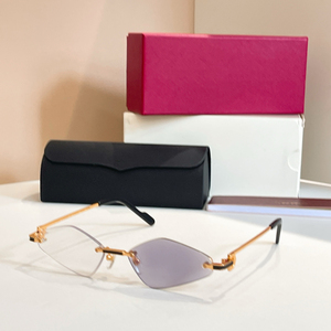 Lunettes <span class=keywords><strong>de</strong></span> soleil tendance hip-hop 2025, monture en bois sans cadre, lunettes <span class=keywords><strong>de</strong></span> soleil tendance pour rappeurs, bijoux tendance - Product Image 2