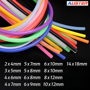 Tubo de silicona de grado alimenticio de alta temperatura Tubo suave transparente flexible multicolor y de tamaño para mangueras de goma de corte personalizado de agua de leche de cerveza - Product Image 2