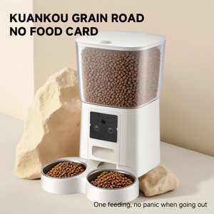 JZ واي فاي تمكين 6L التلقائي القط الكلب المغذية موزع الغذاء الذكي التطبيق التحكم عن بعد مكافحة انسداد سهلة التنظيف - Product Image 4