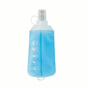 Botella de Agua Deportiva Plegable Personalizada de TPU, 150ml/250ml/500ml, Plegable, Ecológica, Anticorrosiva, para Correr - Product Image 3