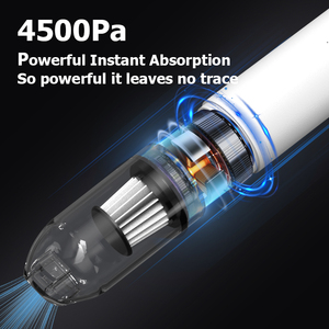 <span class=keywords><strong>Aspirateur</strong></span> sans fil 4000Pa, nouvelle génération, aspiration puissante, multifonction, mini <span class=keywords><strong>aspirateur</strong></span> portable sans fil pour voiture - Product Image 2