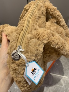 Bolso Tote de Gran Capacidad con Cabeza de Oso de <span class=keywords><strong>Peluche</strong></span>, Bolso de <span class=keywords><strong>Hombro</strong></span> de Piel Sintética Suave con Correa Ancha para Laptop, iPad, Bolso de Invierno para Mujer - Product Image 3