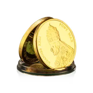 意大利教皇圣约翰二十三世收藏镀金纪念品硬币收藏礼品纪念币