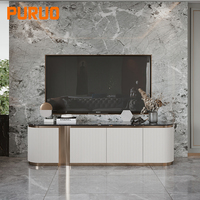 Mueble de TV Moderno Puruo para Sala de Estar, Apartamento y Hotel - Muebles de Madera Personalizables Directo de Fábrica