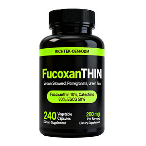 ハラール・コーシャ・GMP認証工場によるプライベートブランドのフコキサンチンカプセル、ミルクシスル配合の肝臓サプリメント - Product Image 5