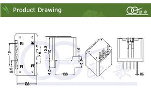 उच्च गुणवत्ता थोक मूल्य ट्रांसफार्मर 30v 10a ER16 खड़ी 5 + 2pin Flyback ट्रांसफार्मर - Product Image 6